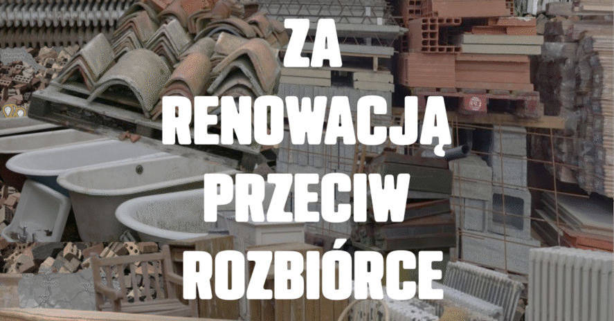 ZA RENOWACJĄ PRZECIW ROZBIÓRCE - PDF
