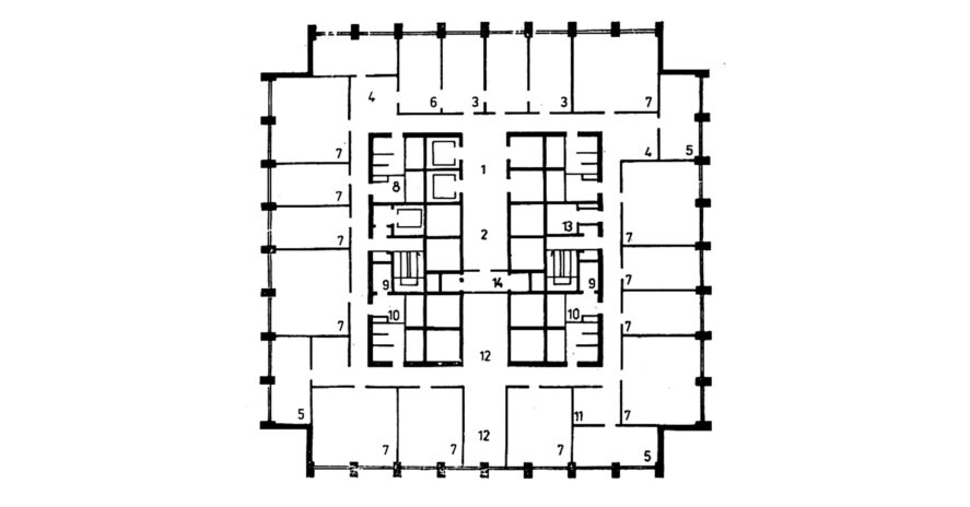 OFFICE FLOOR PLAN (1976)